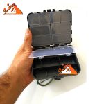 جعبه قلاب مستطیلی مشکی 11 خانه کد 516