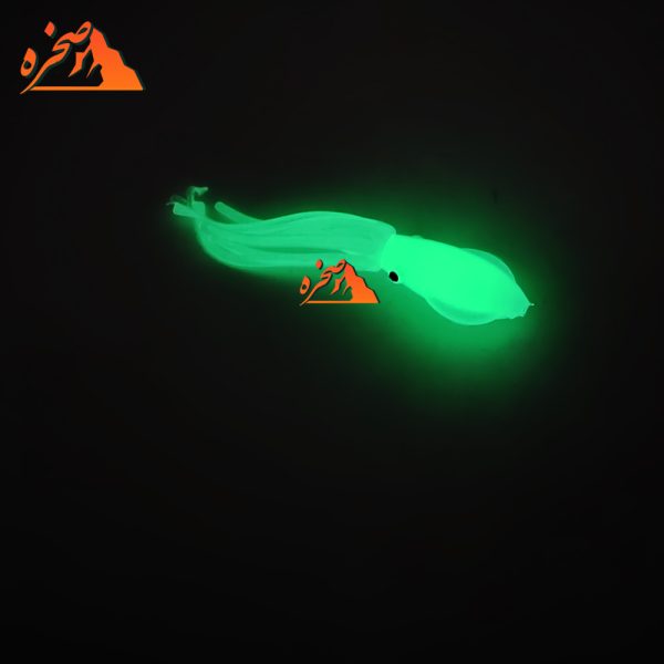 طعمه ژله ای هشت پا شب تاب سبز BENDAO طول 7 سانتیمتر