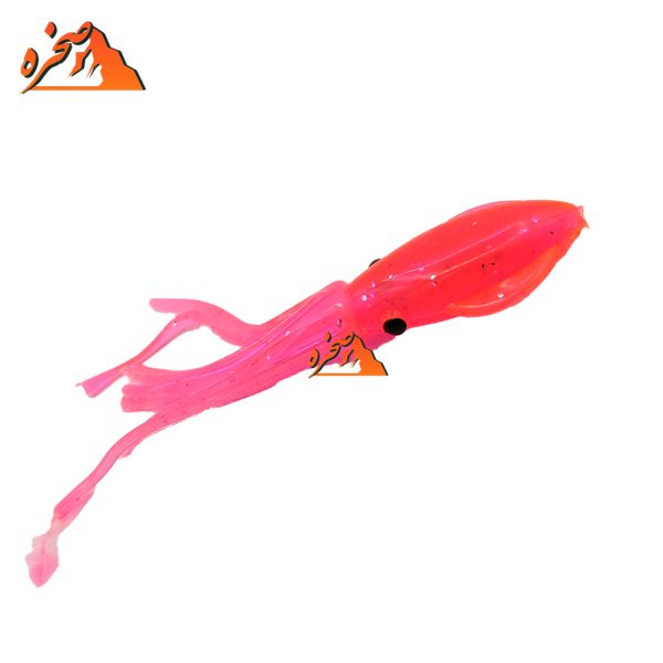 طعمه ژله ای هشت پا صورتی BENDAO طول 7 سانتیمتر