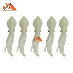 طعمه ژله ای هشت پا شب تاب سفید BENDAO طول 7 سانتیمتر