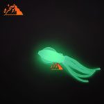 طعمه ژله ای هشت پا شب تاب سفید BENDAO طول 7 سانتیمتر - تصویر 4