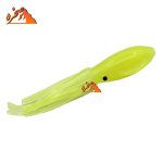 طعمه ژله ای هشت پا شب تاب زرد BENDAO طول 7 سانتیمتر