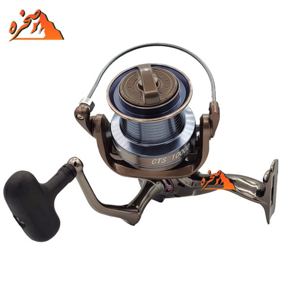 چرخ گیربکسی مدل CTS10000 با دسته و پایه و اسپول فلزی - تصویر 5