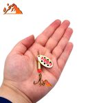 لانسه ماهیگیری FILLEX3 خال سوسکی زمینه طلایی سایز 3