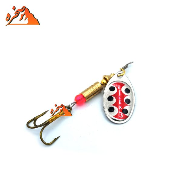 لانسه ماهیگیری FILLEX3 خال سوسکی زمینه نقره ای سایز 3 - تصویر 2