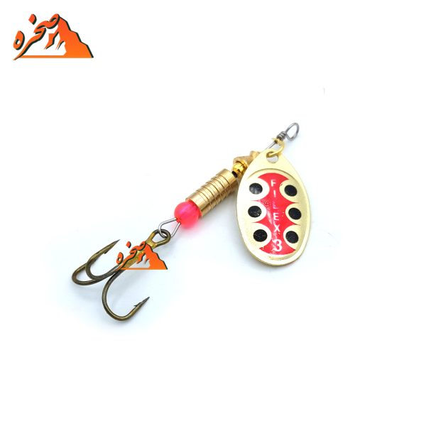 لانسه ماهیگیری FILLEX3 خال سوسکی زمینه طلایی سایز 3 - تصویر 2