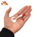 طعمه ماهی ژله ای دم داسی FTK  سفید سر قرمز - تصویر 2