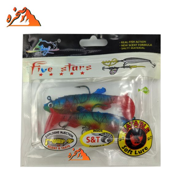 ماهی ژله ای آبی رنگ برند five stars کد 109