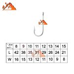 قلاب پایه بلند دریایی موستاد کد 2335 بسته 10 عددی - تصویر 4