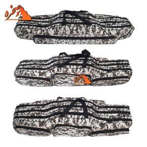 کیف ماهیگیری حرفه ای سه قلو طول 100 سانتیمتر طرح استتار