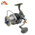 چرخ گیربکسی Qunhai LDG 10000 با دسته، پایه و اسپول فلزی