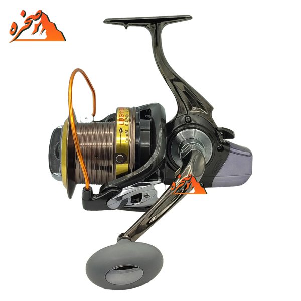 چرخ گیربکسی Qunhai LDG 11000 با دسته، پایه و اسپول فلزی - تصویر 2