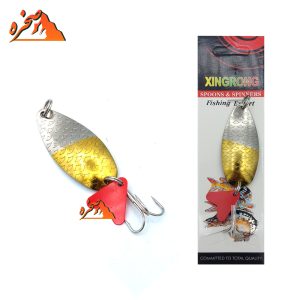 قاشقک ماهیگیری TinTai15 طلایی نقره ای وزن 15 گرم