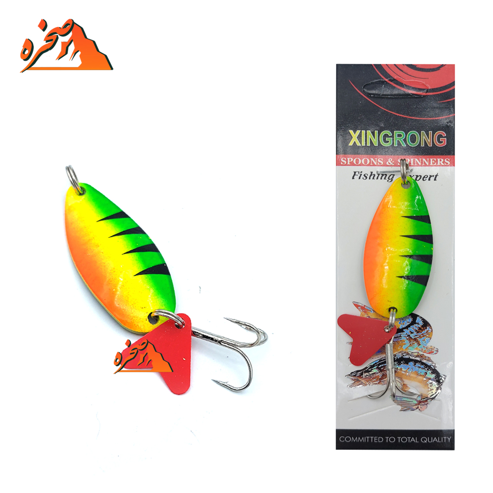TINTAI-fishing-soft-lures-mepps15-s2 قاشقک ماهیگیری TinTai15 پرچمی وزن 15 گرم