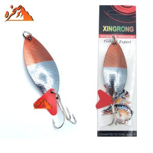 قاشقک ماهیگیری TinTai21 نقره ای قرمز وزن 21 گرم