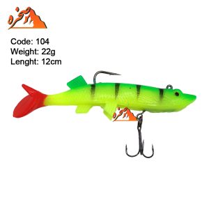 طعمه ژله ای Taixing15 زرد دم قرمز کد 104