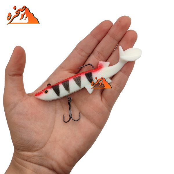 طعمه ژله ای Taixing22 سفید خط دار کد 102 - تصویر 2