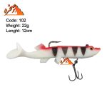 طعمه ژله ای Taixing22 سفید خط دار کد 102