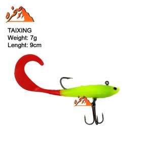 طعمه ژله ای دم داسی Taixing7 زرد دم قرمز