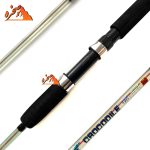 چوب سه تکه ژله ای سیم بکسل دار کروکدیل سایز 1.80 متر