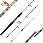 چوب سه تکه ژله ای سیم بکسل دار کروکدیل سایز 1.80 متر