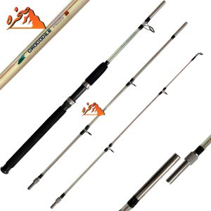 چوب سه تکه ژله ای سیم بکسل دار کروکدیل سایز 2.70 متر