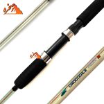 چوب سه تکه ژله ای سیم بکسل دار کروکدیل سایز 2.70 متر