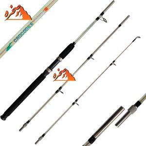 چوب سه تکه ژله ای سیم بکسل دار کروکدیل سایز 3.00 متر