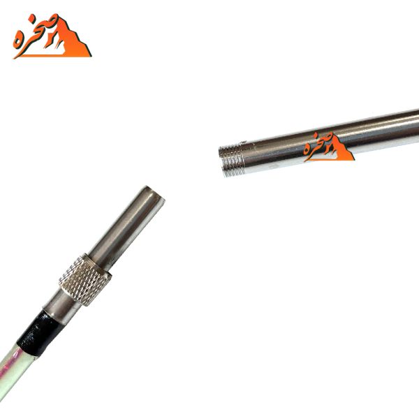 چوب سه تکه ژله ای سیم بکسل دار کروکدیل سایز 2.40 متر