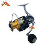 چرخ گیربکسی FBE6000 برند DEUKIO با دسته، پایه و اسپول فلز