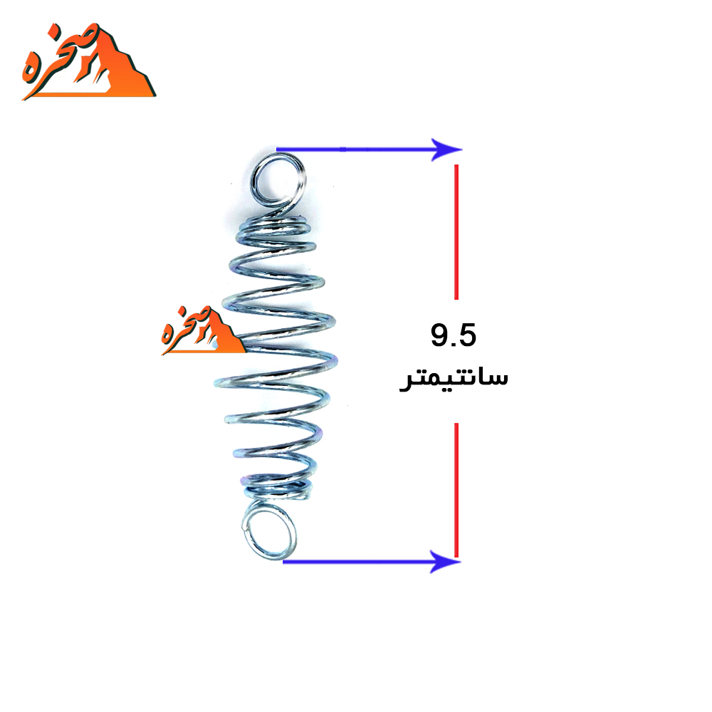 fanar-s-1 فنر دو سر حلقه ماهیگیری طول 9.5 سانت