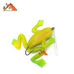 طعمه ماهیگیری قورباغه ژله ای تک قلاب بسته 5 عددی - تصویر 3