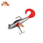 طعمه ماهی ژله ای دم داسی FTK  رنگ دودی