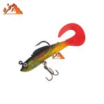 طعمه ماهی ژله ای دم داسی FTK رنگ عسلی - تصویر 2