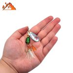 لانسه طرح بلو فاکس نقره ای خال قرمز رشته سفید سایز 3