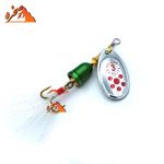 لانسه طرح بلو فاکس نقره ای خال قرمز رشته سفید سایز 3 - تصویر 2