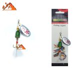 لانسه طرح بلو فاکس نقره ای خال قرمز رشته سفید سایز 3