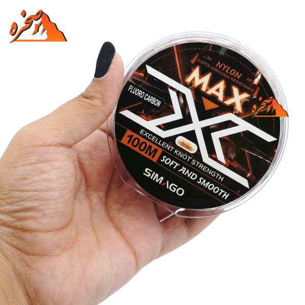 نخ ماهیگیری MAX برند سیماگو طول 100 متر - تصویر 4