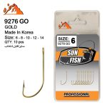 قلاب کولی طلایی Sun Fish مدل 9276GO