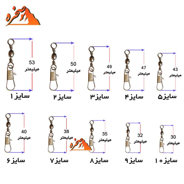 هرزگرد کلیپس دار Sun Fish مدل BDS-101