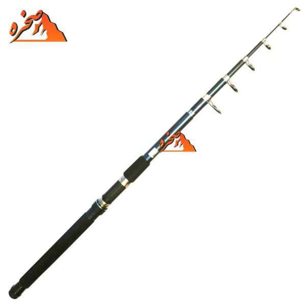 چوب ماهیگیری تلسکوپی فایبرگلاس برند GW طول 3.60 متر - تصویر 2