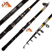 چوب ماهیگیری تلسکوپی TITANIC طول 3.60 متر