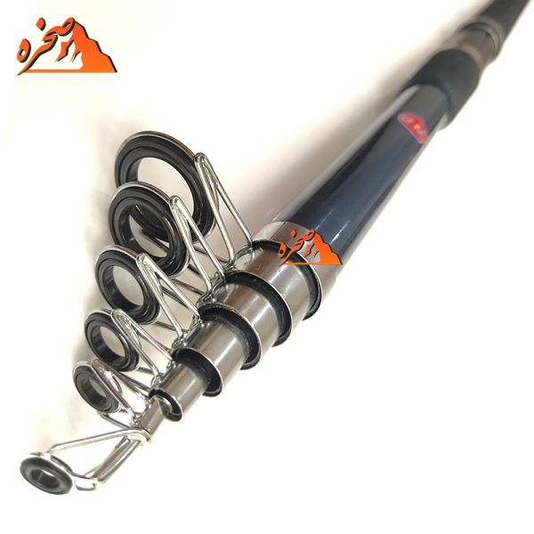 چوب ماهیگیری تلسکوپی فایبرگلاس برند GW طول 3.60 متر - تصویر 3