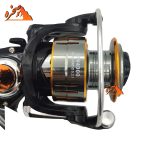 چرخ گیربکسی GW4000 با دسته، پایه و اسپول فلزی - تصویر 3