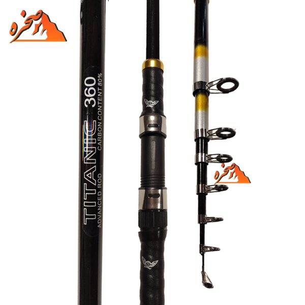 چوب ماهیگیری تلسکوپی TITANIC طول 3.60 متر - تصویر 2