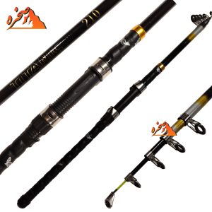 چوب ماهیگیری تلسکوپی TITANIC طول 2.10 متر