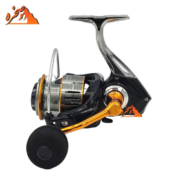 چرخ گیربکسی GW4000 با دسته، پایه و اسپول فلزی