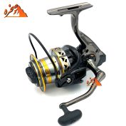 چرخ ماهیگیری GW12000 با دسته، پایه و اسپول فلزی