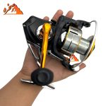 چرخ گیربکسی GW7000 با دسته، پایه و اسپول فلزی - تصویر 3