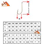 قلاب پایه بلند Youvella کد 11717NI نیکل بسته 100 تایی - تصویر 3